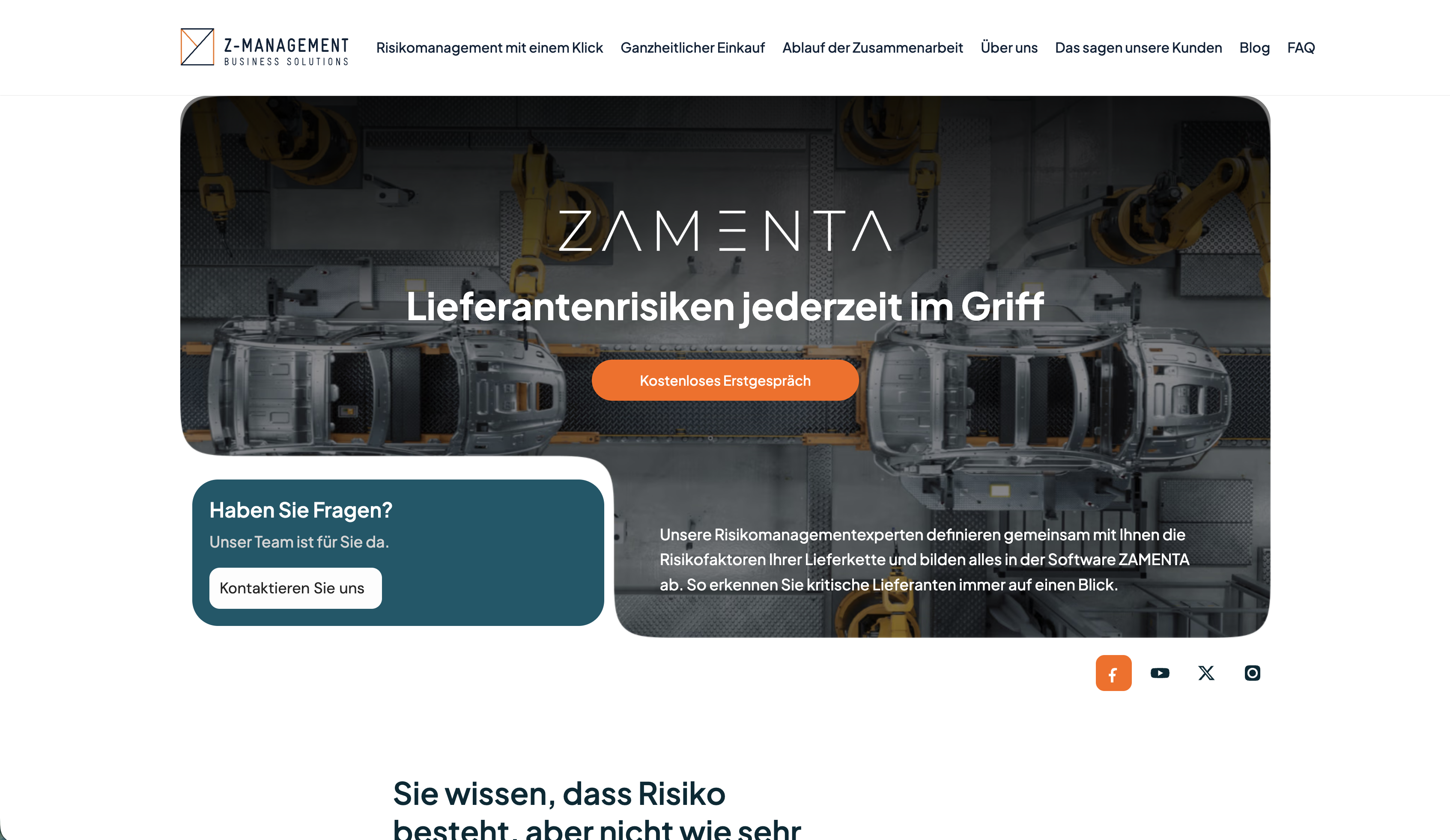 Preview of WordPress rebuild for vendor risk management software